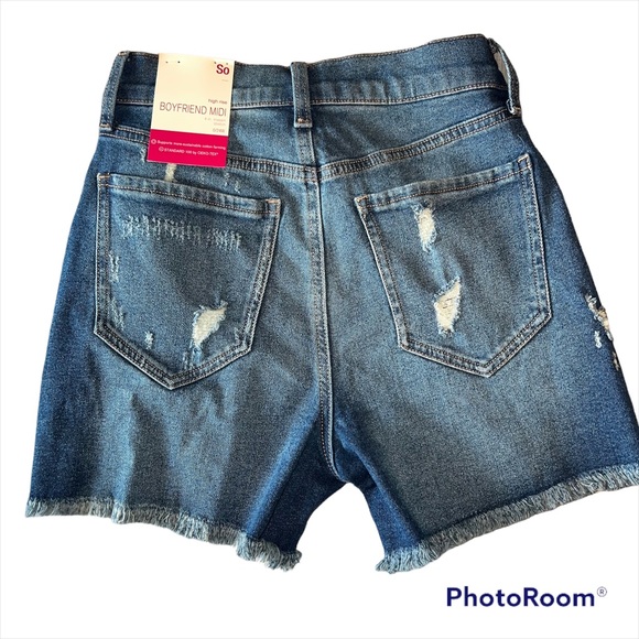 SO Highrise Boyfriend MIDI Shorts - Picture 2 of 7